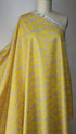 Artlux ~ 'Calla - Yellow & Lavender' Luxury Cotton Lawn ~ Made in Italy